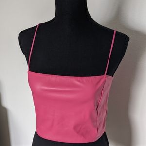 NWT Pretty Barbie Pink Top from Pretty Little Thing, size 6